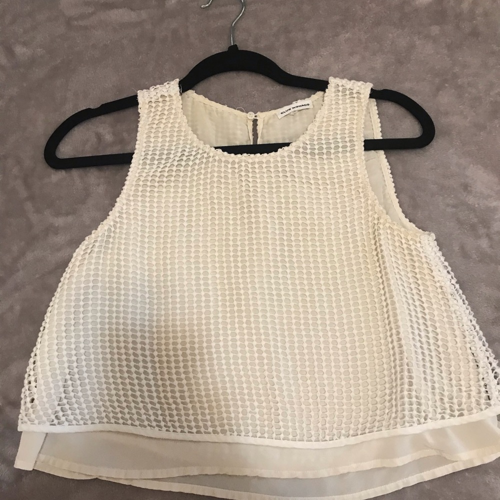 Club Monaco Embroidered Top ✨⚡️